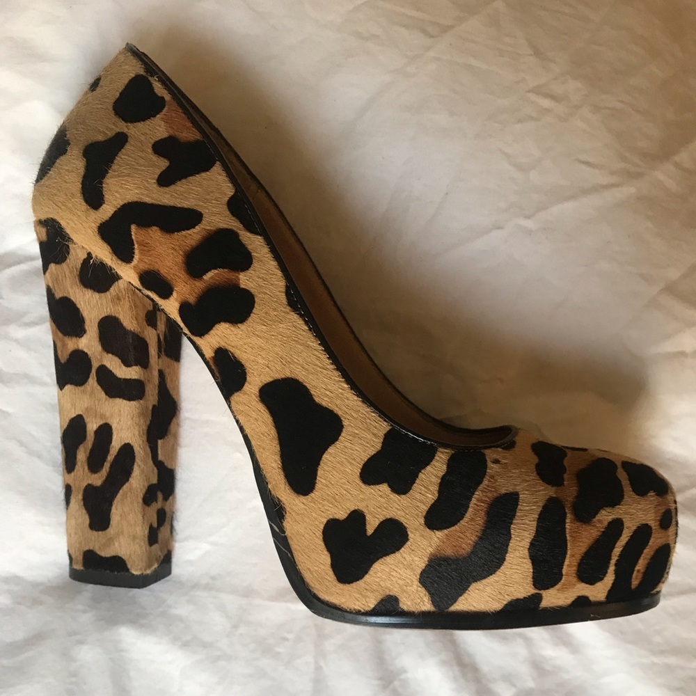 ⚡️ Leopard Steven Madden Chunky Heels ⚡️